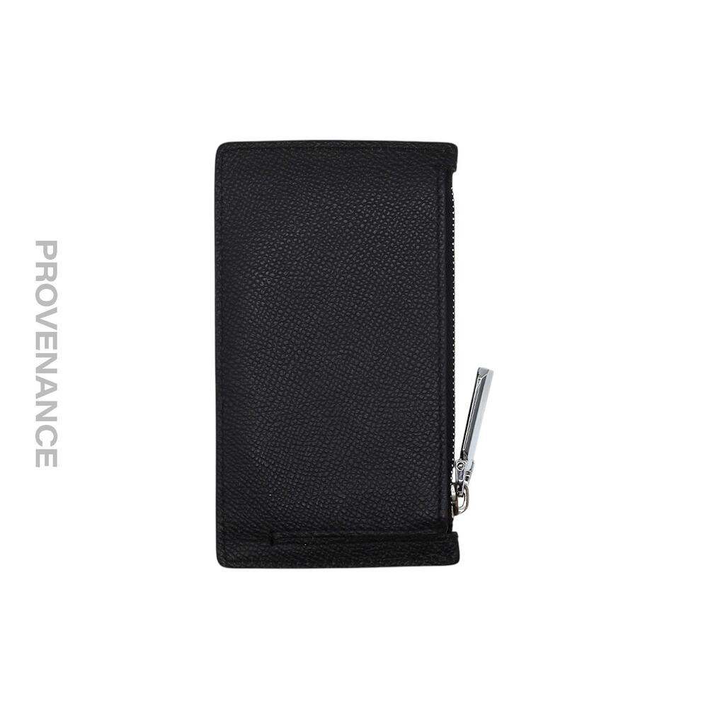 🔴 Givenchy Vertical Card Holder Wallet - Black Yellow - Picture 2 of 11